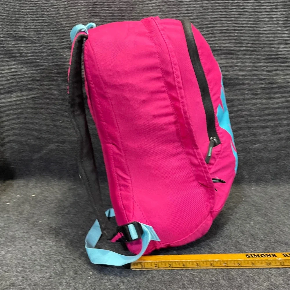 Nike BZ9494-644 Hayward‎ Futura Backpack Pink/Teal Logo School Gym Bag Daypack